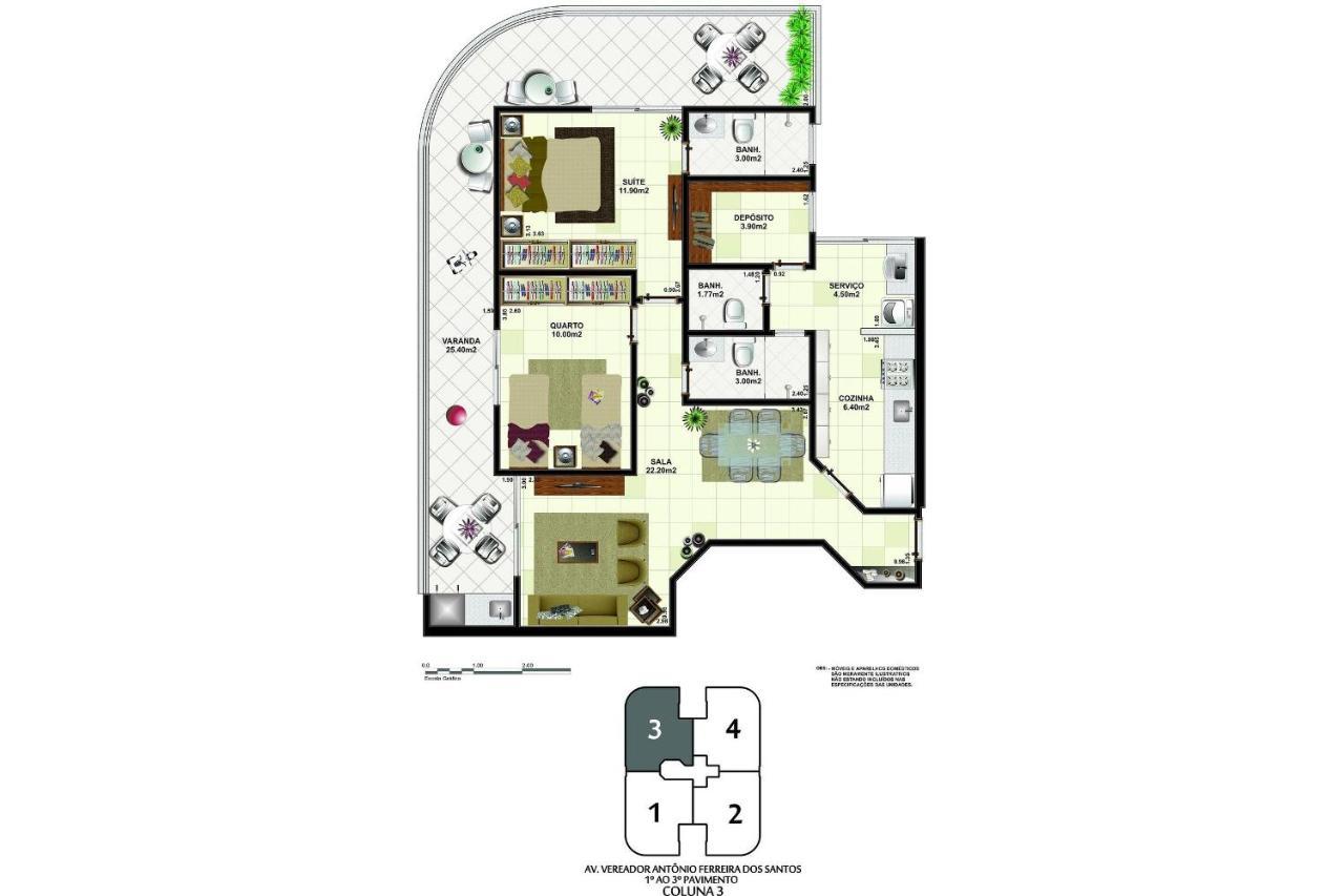 Apartmán Lindo Ap Completo Em Cabo Frio Exteriér fotografie